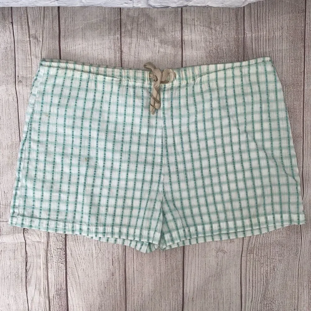 Nautica women sleepwear plaid shorts bundle size Small & large